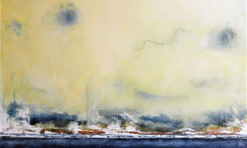Océan Mer Num 22 acrylique sur toile 100x100 cmP1080902 (2)